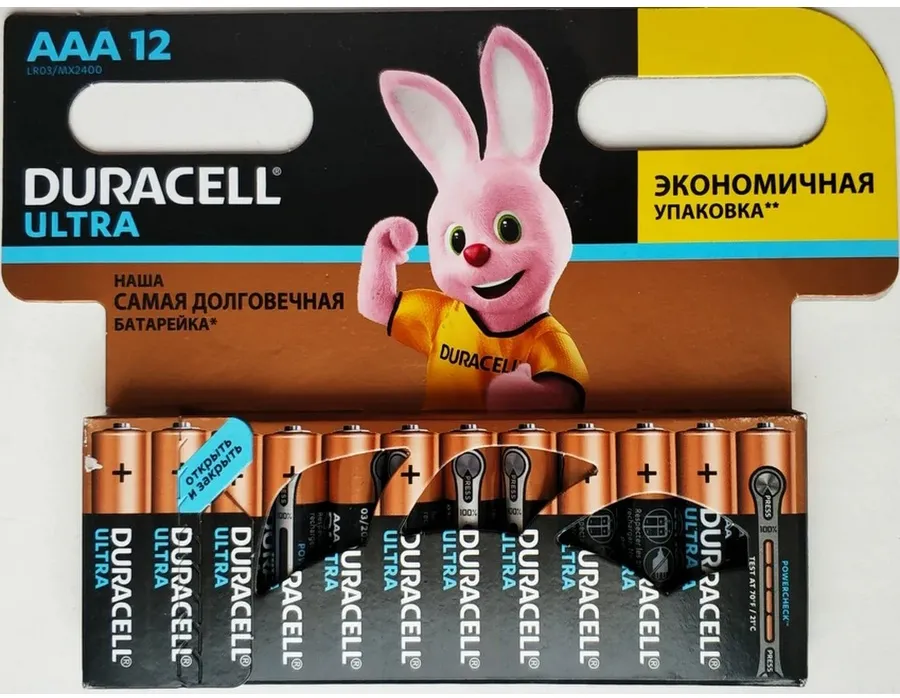 Элемент Duracell LR03/286 BL20 - фото
