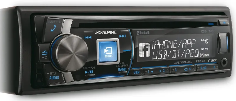 CD - ресивер Alpine CDE-177BT - фото