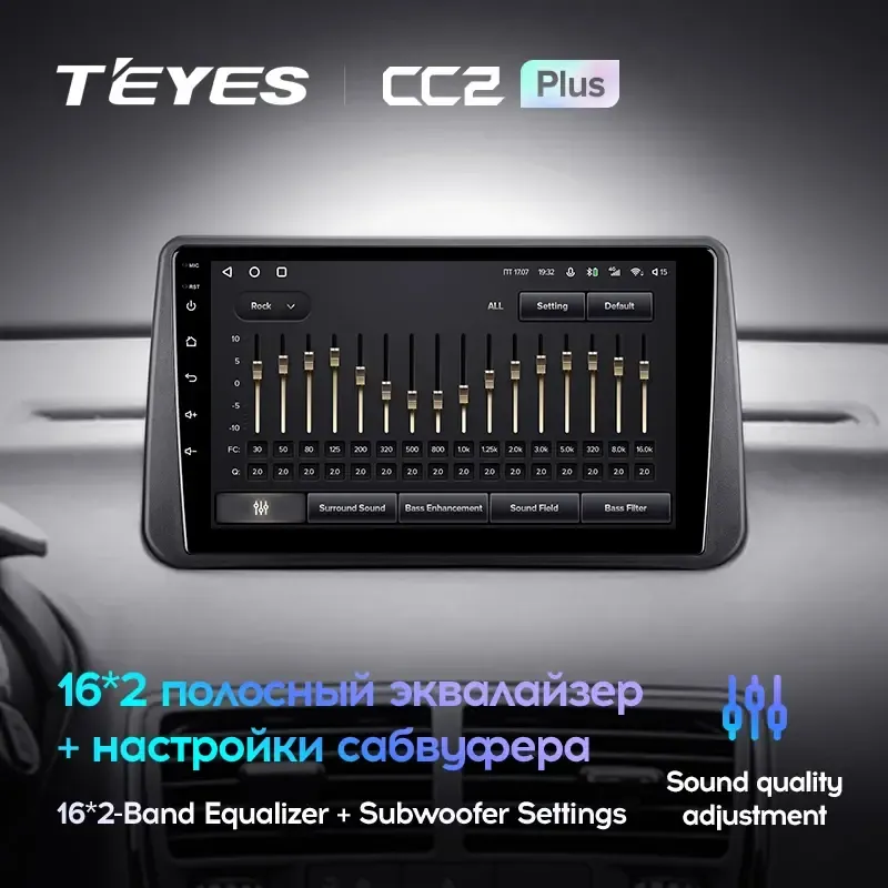 Комплект магнитолы TEYES CC2 Plus 9.0" для Opel Meriva