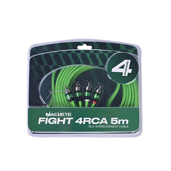 Межблочный кабель Machete Fight 4RCA 5m - фото