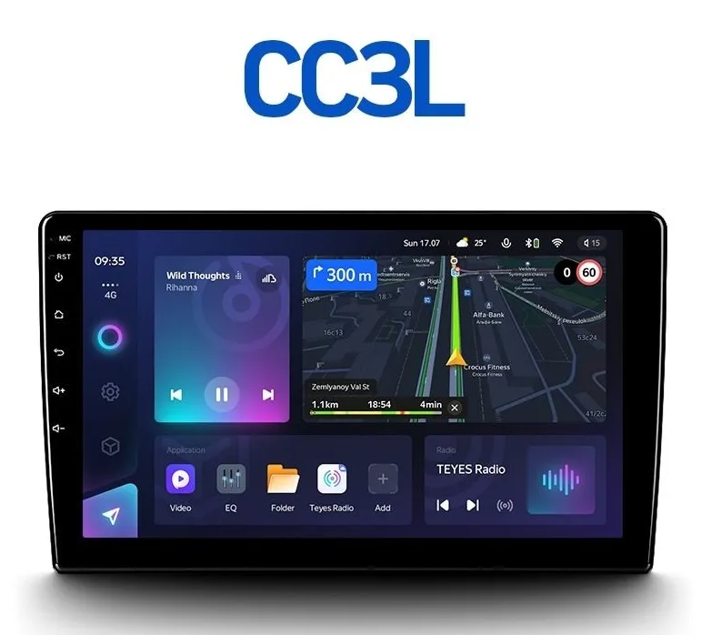 ШГУ Teyes CC3L 4/64 GB Hyundai Creta 2 IX25 F2 2021, 10.2" - фото