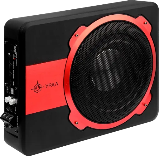 Сабвуфер активный в корпусе УРАЛ ПМН-1 "Черная Вдова" - фото