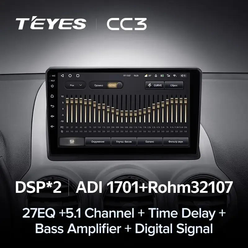 Комплект магнитолы TEYES CC3L 9.0" для Opel Antara