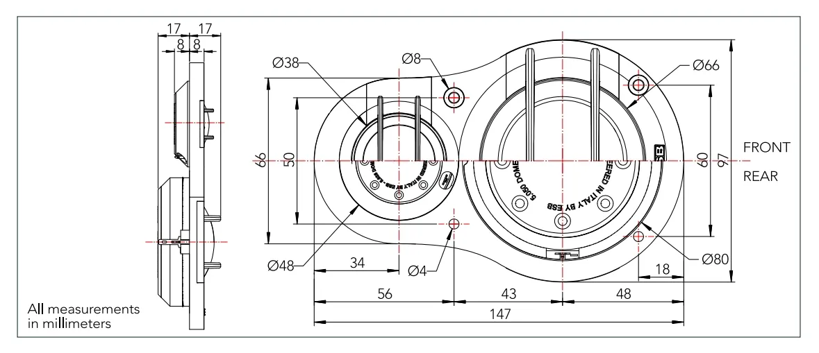 ВЧ/СЧ динамики ESB 5.UMA - фото