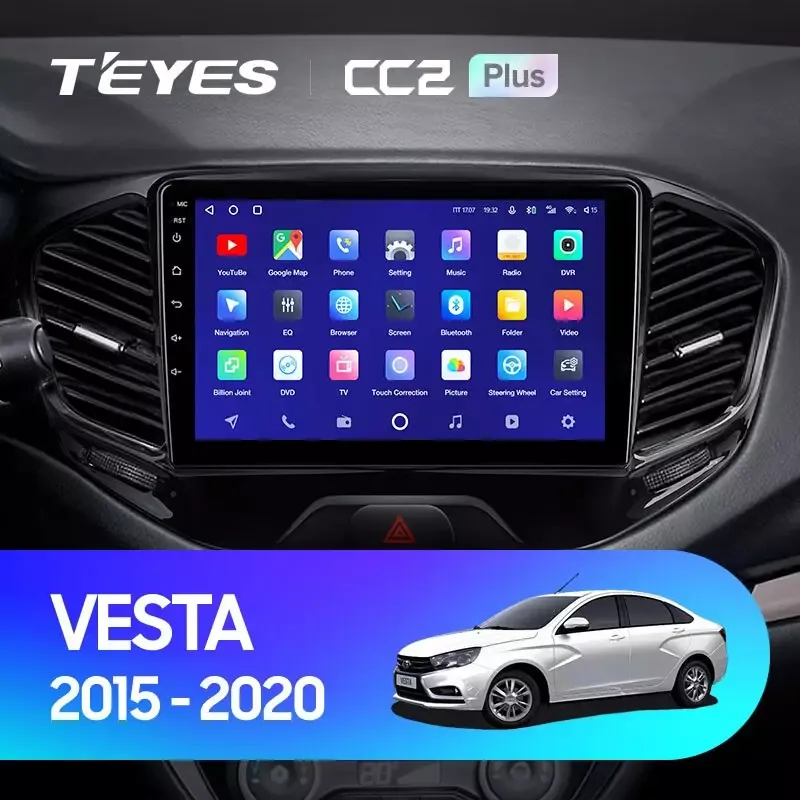 Комплект магнитолы TEYES CC3L 9.0" для ВАЗ (LADA) Vesta
