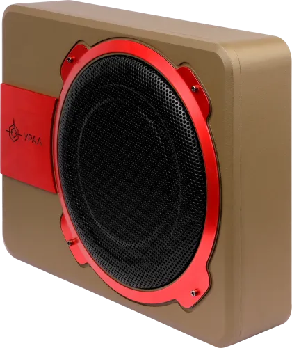 Сабвуфер активный в корпусе УРАЛ ПМН-2 "Черная Вдова" - фото