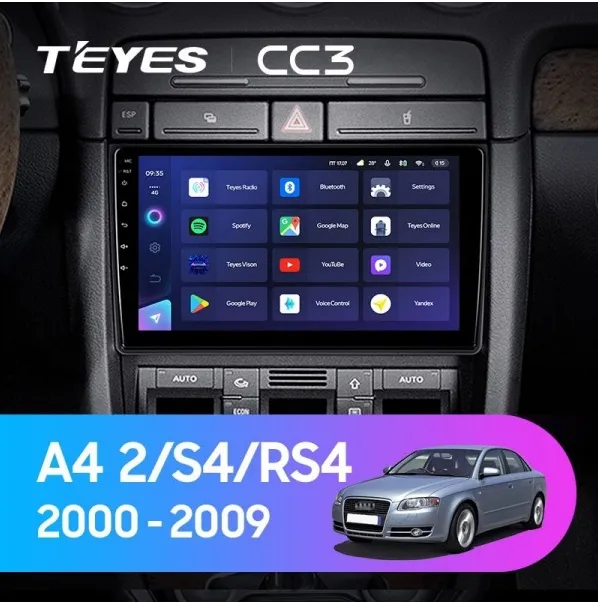ШГУ Teyes CC3 3/32 Audi A4 2000-2009 - фото