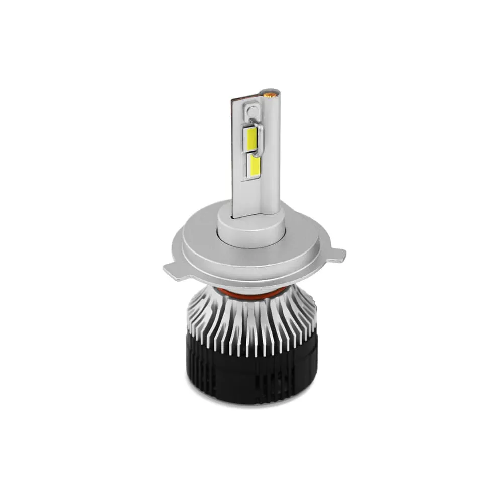 Комплект светодиодных ламп MTF Light MaxBeam H4 12V 55W 5000lm 6000K - фото