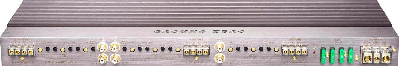 Усилитель 6-канальный Ground Zero GZUA 6.200SQ-PLUS - фото