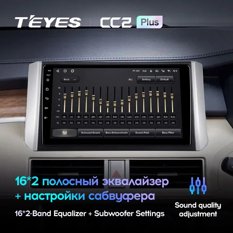 Комплект магнитолы TEYES CC2 Plus 10.2" для Mitsubishi Xpander I 2017-2023