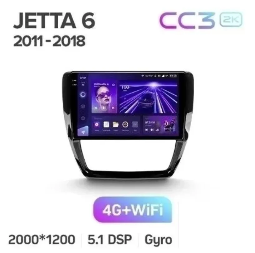 ШГУ Teyes CC3 2K 3/32 GB Volkswagen Jetta 6 2011-2018 - фото