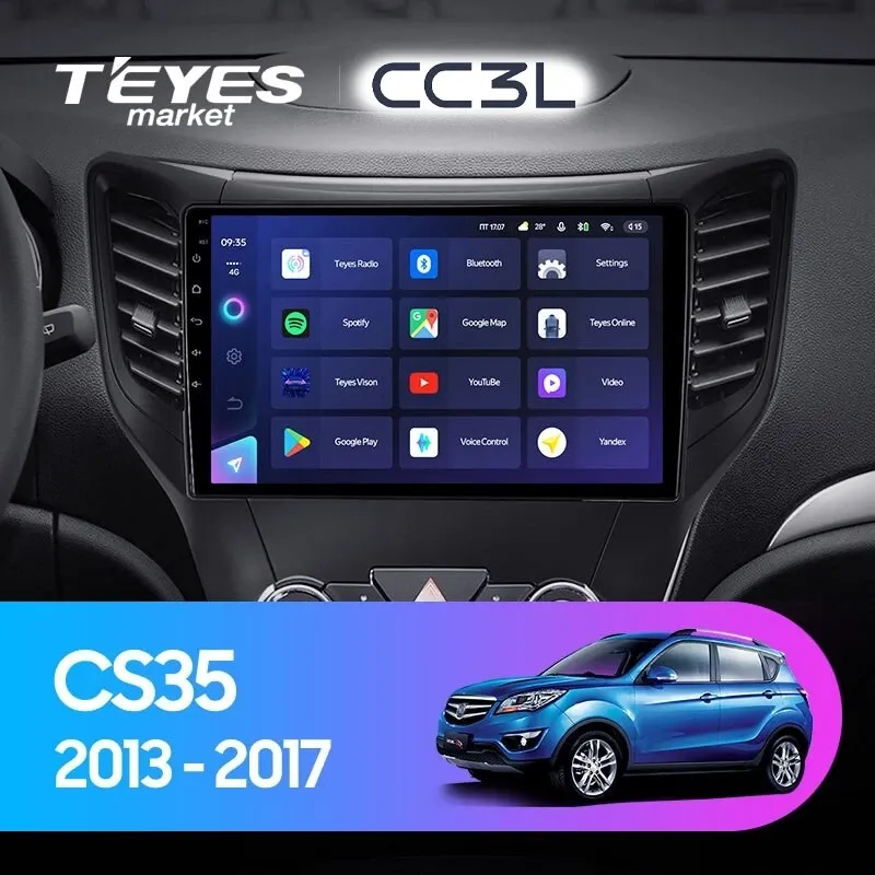 Комплект магнитолы TEYES CC3L 10.2" для Changan CS35