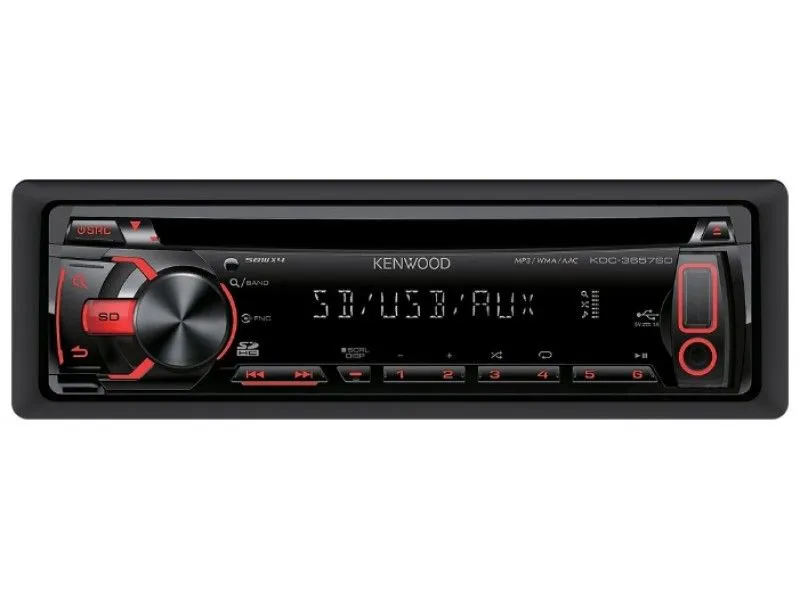 CD - ресивер Kenwood KDC-3657SD - фото CD - ресивер Kenwood KDC-3657SD - фото