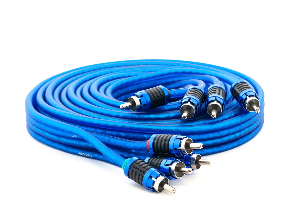 Межблочный кабель SWAT SIP-410 (4RCA-4RCA) (1м) - фото Межблочный кабель SWAT SIP-410 (4RCA-4RCA) (1м) - фото