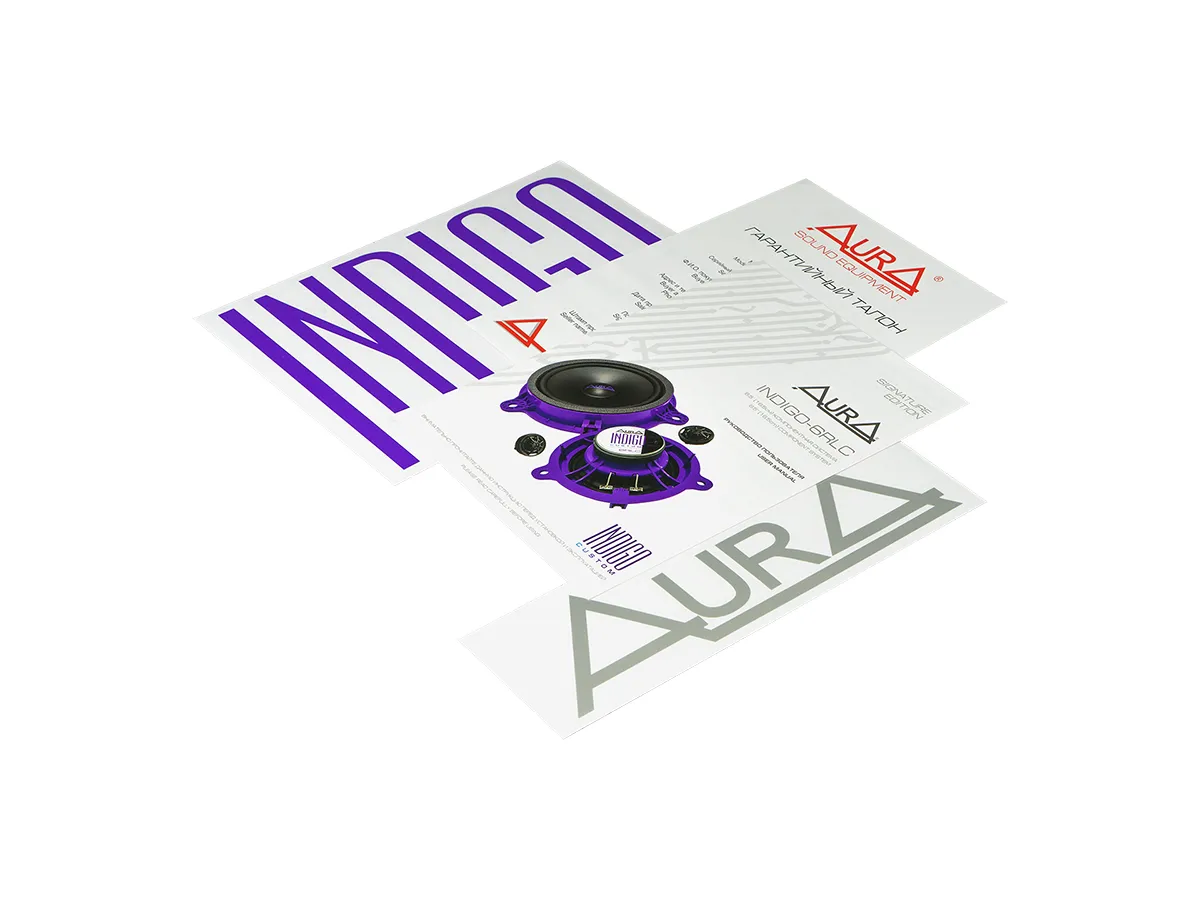 Акустика компонентная Aura INDIGO-6RLC - фото Акустика компонентная Aura INDIGO-6RLC - фото