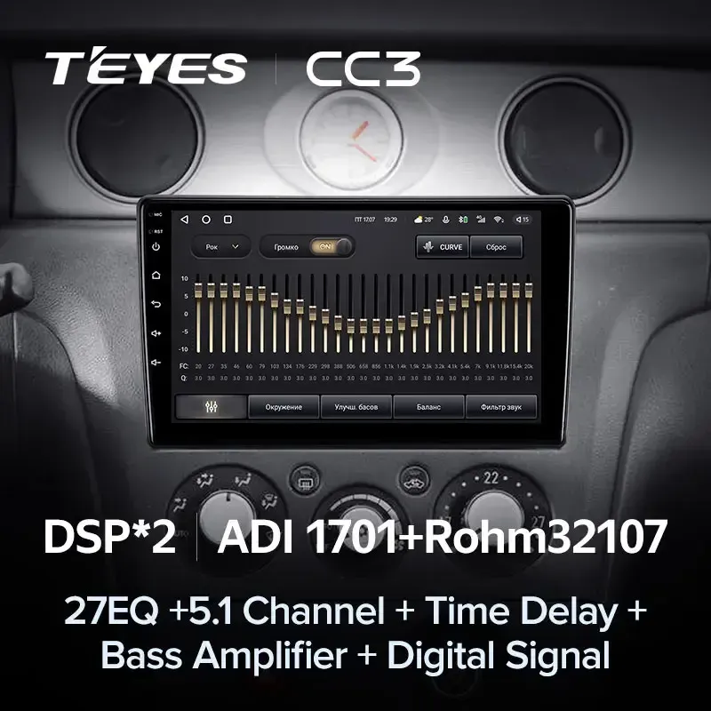 Комплект магнитолы TEYES CC3L 9.0" для Mitsubishi Outlander